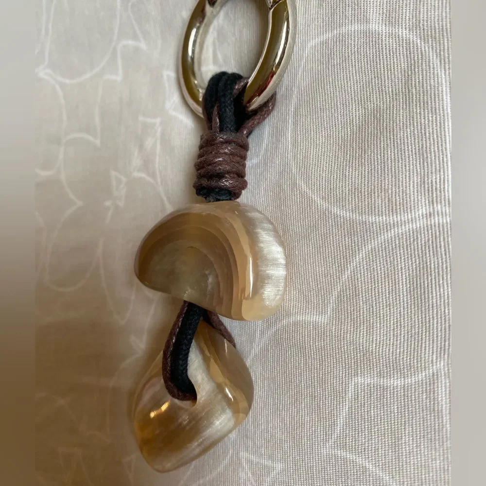 NEW Eco-Friendly Key Chain Handmade South American Artisans Unisex Neutral Gift
